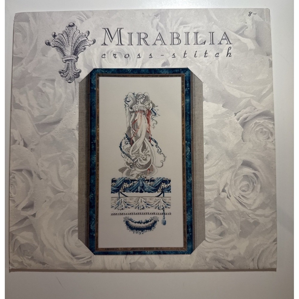 OOP NEW Mirabilia‎ Stone Roses Cross Stitch Chart Pattern MD 17 Sealed